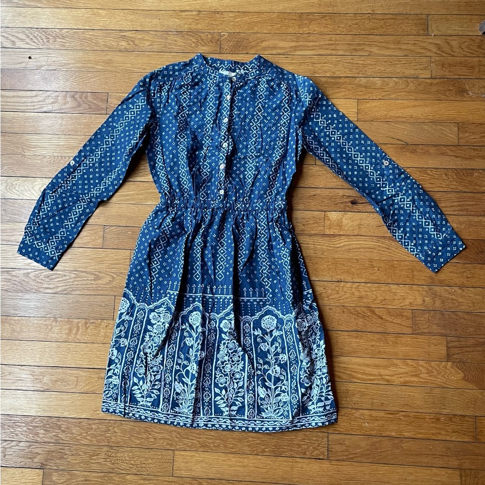 Anthropologie Meadow Rue Blue Dress Size 0